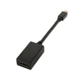 AISENS - A125-0137 adaptador de cable de vídeo 0,15 m Mini DisplayPort HDMI Negro