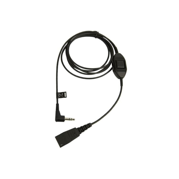Jabra - 8735-019 cable de audio 0,5 m QD 3,5mm Negro