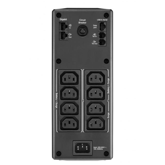 APC - BR1600MI sistema de alimentación ininterrumpida (UPS) Línea interactiva 1,6 kVA 960 W 8 salidas AC