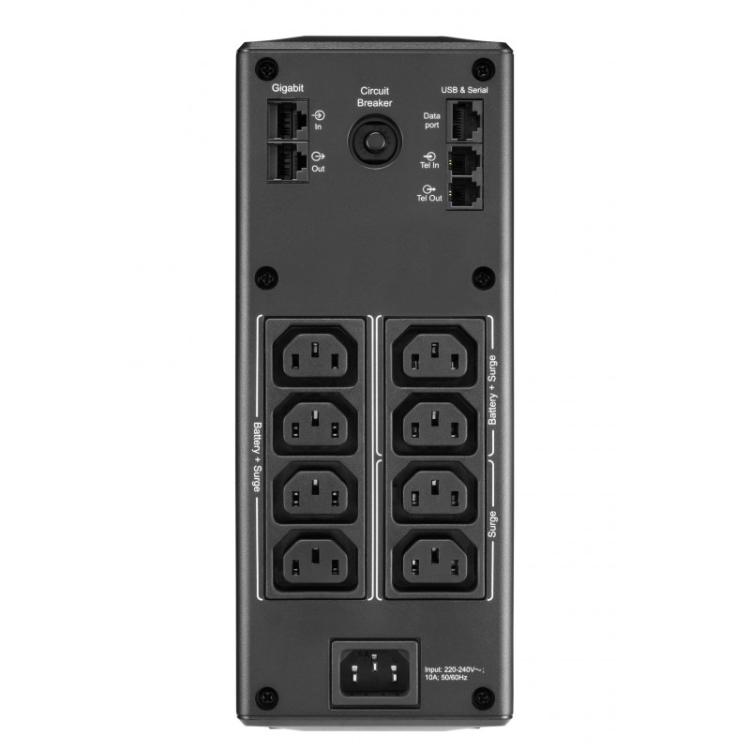 APC - BR1600MI sistema de alimentación ininterrumpida (UPS) Línea interactiva 1,6 kVA 960 W 8 salidas AC