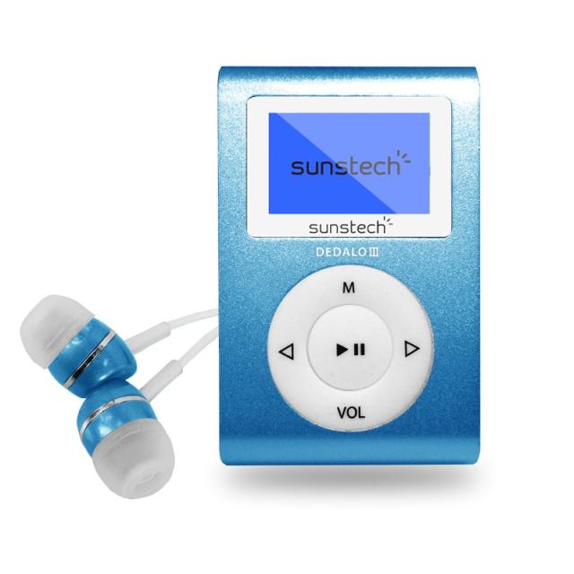 Sunstech - DEDALOIII Reproductor de MP3 8 GB Azul