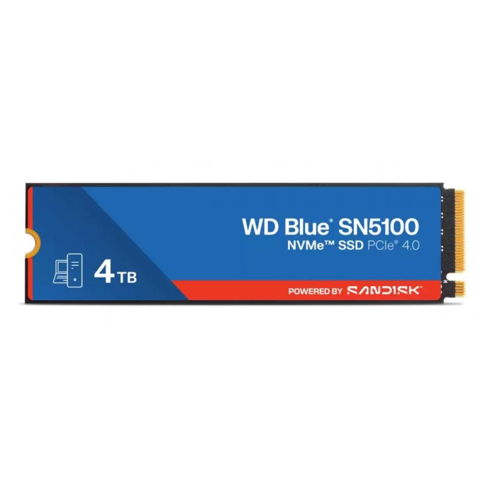 Western Digital - WD Blue SN5100 4 TB M.2 PCI Express 4.0 NVMe QLC 3D NAND