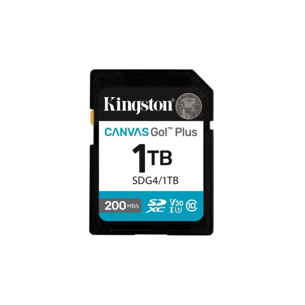 Kingston Technology - Canvas Go! Plus 1TB SDXC Canvas Go Plus Gen4 200MB/s C10 UHS-I U3 V30