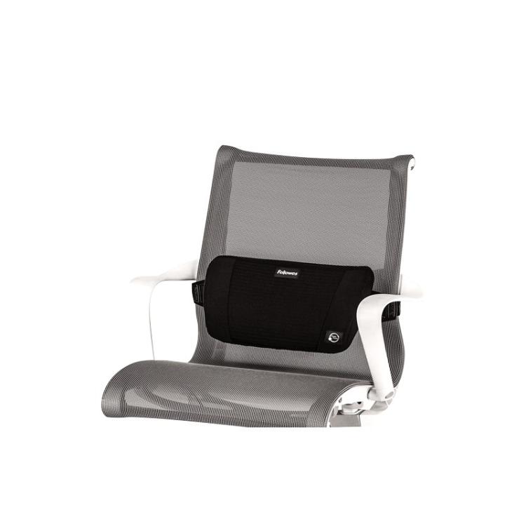 Fellowes - 8026501 soporte lumbar para respaldos Negro