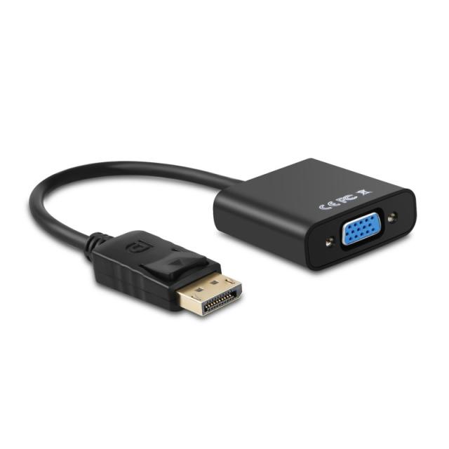 AISENS - CONVERSOR DISPLAYPORT A SVGA, DP/M-SVGA/H, NEGRO, 15CM