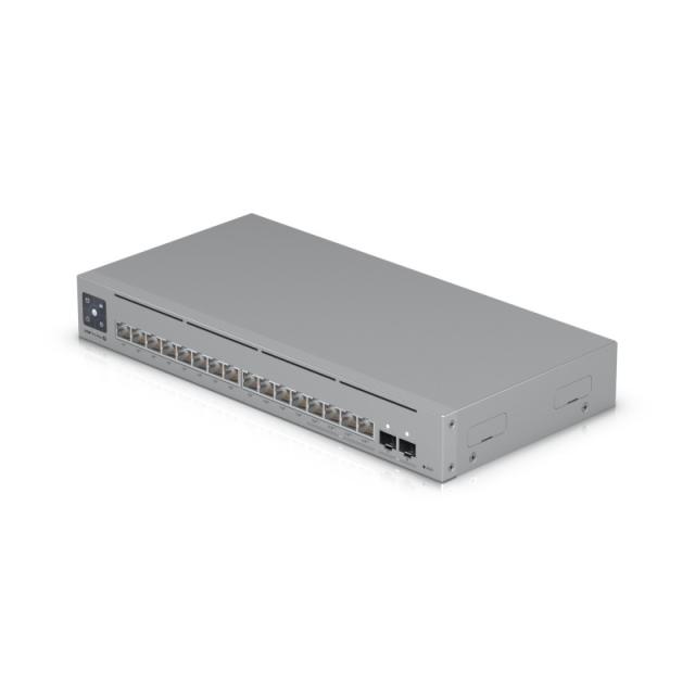 Ubiquiti - Pro Max 16 PoE Gestionado L3 Gigabit Ethernet (10/100/1000) Energía sobre Ethernet (PoE) Gris