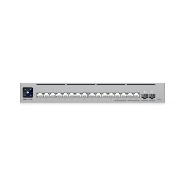 Ubiquiti - Pro Max 16 PoE Gestionado L3 Gigabit Ethernet (10/100/1000) Energía sobre Ethernet (PoE) Gris