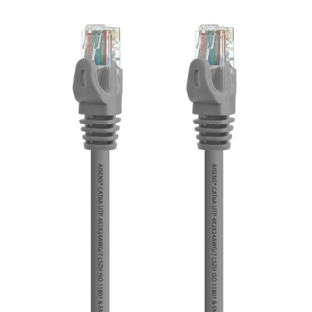 AISENS - A145-0326 cable de red Gris 1 m Cat6a U/UTP (UTP)