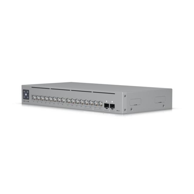 Ubiquiti - Pro Max 16 PoE Gestionado L3 Gigabit Ethernet (10/100/1000) Energía sobre Ethernet (PoE) Gris