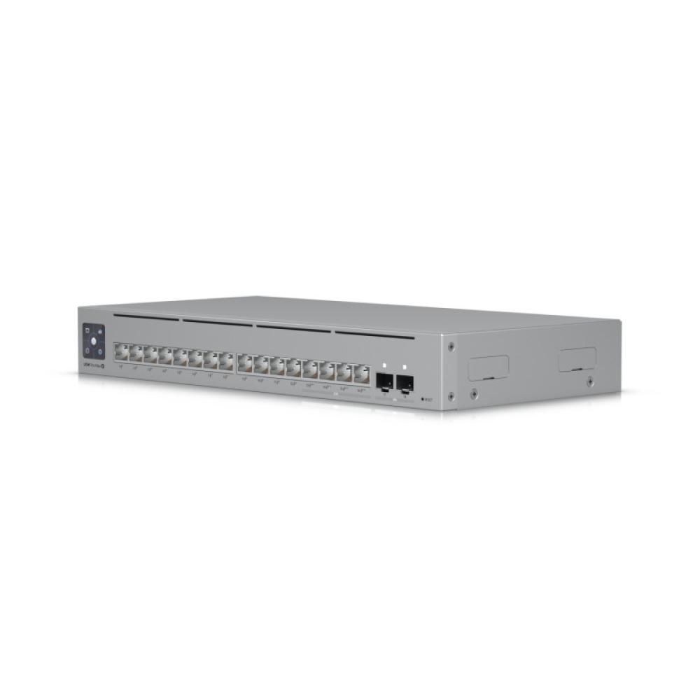 Ubiquiti - Pro Max 16 PoE Gestionado L3 Gigabit Ethernet (10/100/1000) Energía sobre Ethernet (PoE) Gris