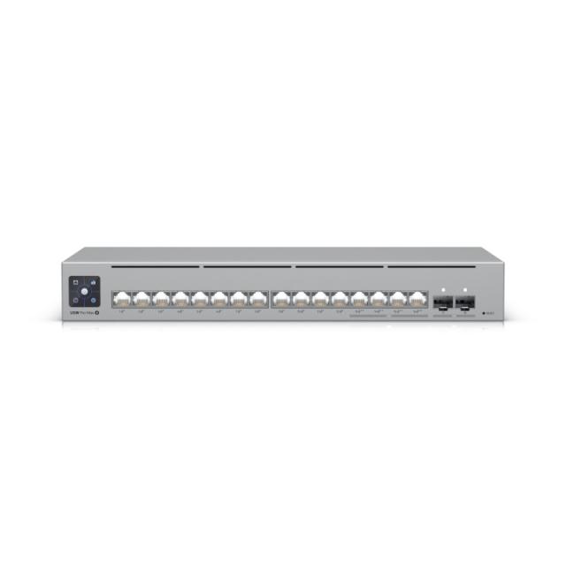 Ubiquiti - Pro Max 16 PoE Gestionado L3 Gigabit Ethernet (10/100/1000) Energía sobre Ethernet (PoE) Gris