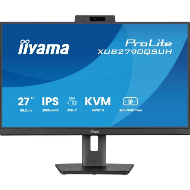 iiyama - ProLite XUB2790QSUH-B2 pantalla para PC 68,6 cm (27") 2560 x 1440 Pixeles Quad HD LED Negro