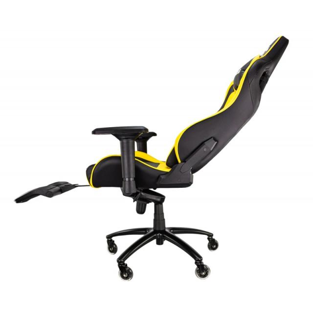 TALIUS - TAL-CAIMAN-YLW silla para videojuegos Silla para videojuegos universal Asiento acolchado