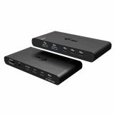 i-tec - KVM Docking Station HDMI for 2 hosts, Power Delivery 2x 100W