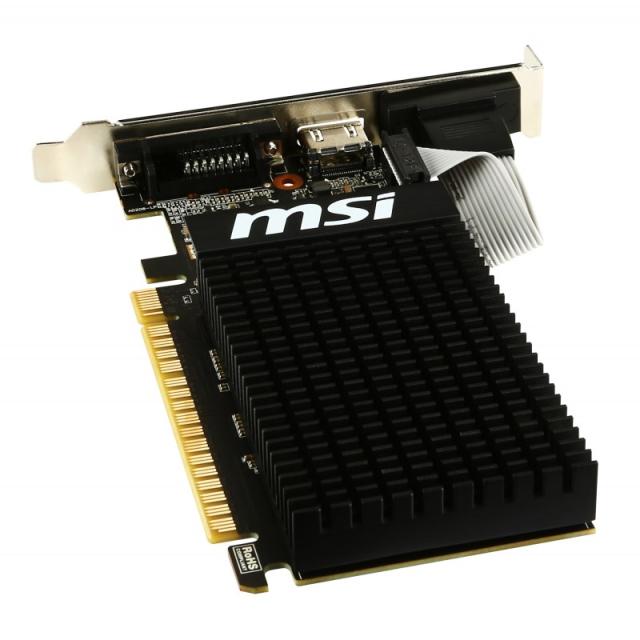 MSI - GT 710 2GD3H LP tarjeta gráfica NVIDIA GeForce GT 710 2 GB GDDR3