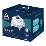 ARCTIC - Alpine 17 Procesador Refrigerador de aire 9,2 cm Negro, Plata 1 pieza(s)