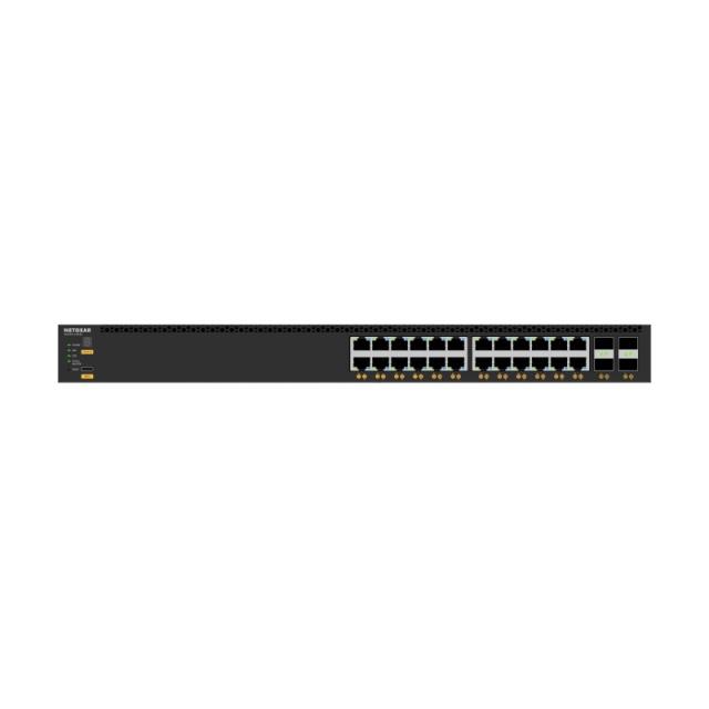 NETGEAR - M4350-24X4V Gestionado L3 10G Ethernet (100/1000/10000) Energía sobre Ethernet (PoE) 1U Negro