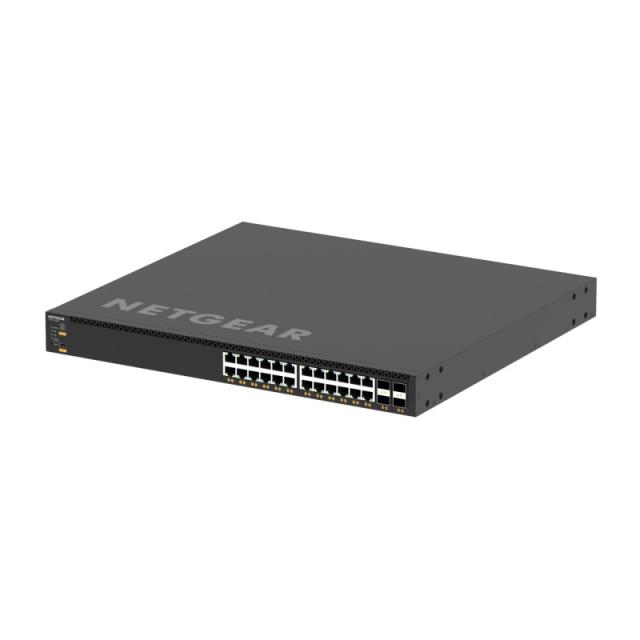 NETGEAR - M4350-24X4V Gestionado L3 10G Ethernet (100/1000/10000) Energía sobre Ethernet (PoE) 1U Negro