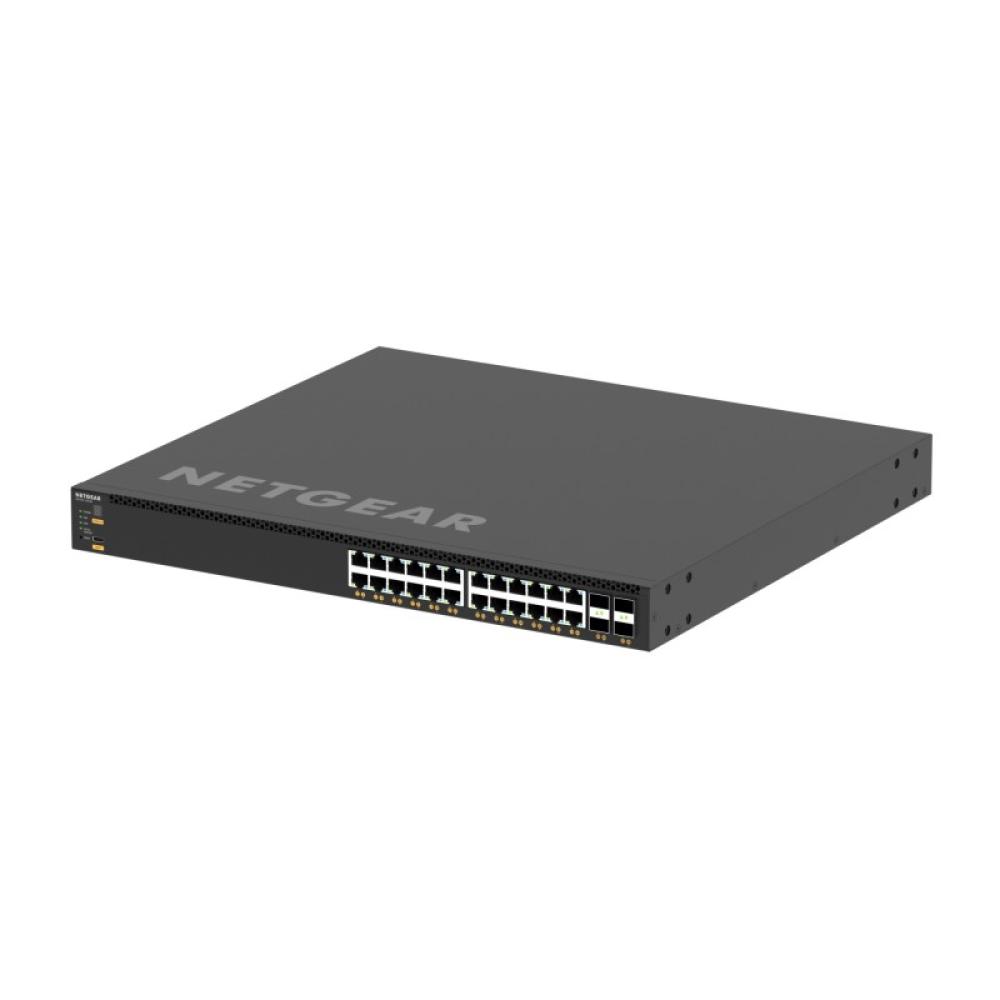 NETGEAR - M4350-24X4V Gestionado L3 10G Ethernet (100/1000/10000) Energía sobre Ethernet (PoE) 1U Negro