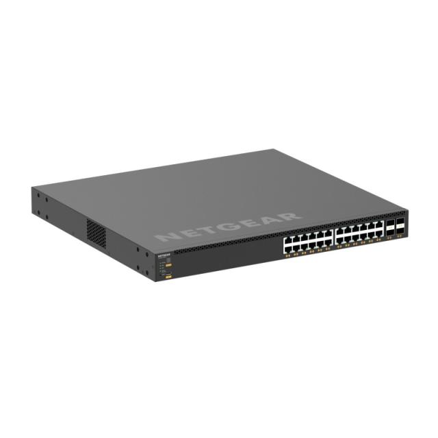 NETGEAR - M4350-24X4V Gestionado L3 10G Ethernet (100/1000/10000) Energía sobre Ethernet (PoE) 1U Negro