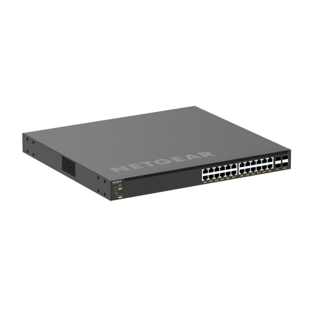 NETGEAR - M4350-24X4V Gestionado L3 10G Ethernet (100/1000/10000) Energía sobre Ethernet (PoE) 1U Negro