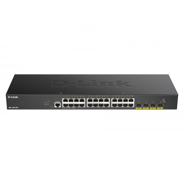 D-Link - DGS-1250-28X switch Gestionado L3 Gigabit Ethernet (10/100/1000) Negro