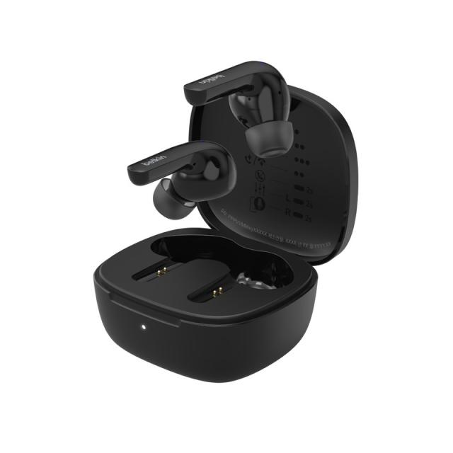 Belkin - SoundForm Motion Auriculares True Wireless Stereo (TWS) Dentro de oído Llamadas/Música/Deporte/Uso diario Bluetooth Neg