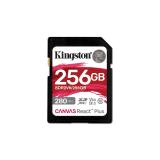 Kingston Technology - 256GB Canvas React Plus SDXC UHS-II 280R/150W U3 V60 for Full HD/4K