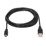 AISENS - A101-0026 cable USB USB 2.0 3 m USB A Mini-USB B Negro
