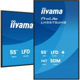 iiyama - LH5575UHS-B2AG pantalla de señalización Pantalla plana para señalización digital 138,7 cm (54.6") LCD Wifi 500 cd / m²