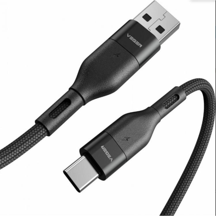 VEGER - VG-AC03 cable USB USB 2.0 1,2 m USB C Negro