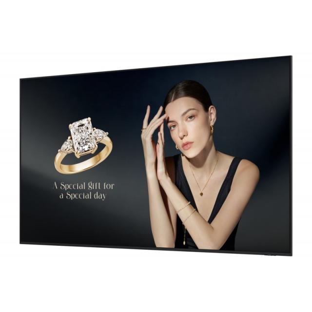 Samsung - QH115F-X Pantalla plana para señalización digital 2,92 m (115") LCD Wifi 1000 cd / m² 4K Ultra HD Negro Tizen 24/7