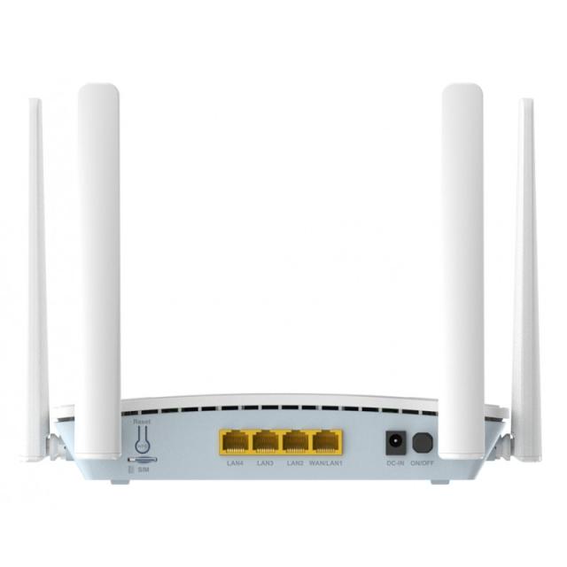 D-Link - G416C/E router inalámbrico Gigabit Ethernet Doble banda (2,4 GHz / 5 GHz) 4G Blanco