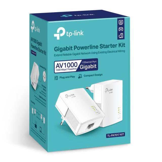 TP-Link - TL-PA7017 KIT 1000 Mbit/s Ethernet Blanco 2 pieza(s)