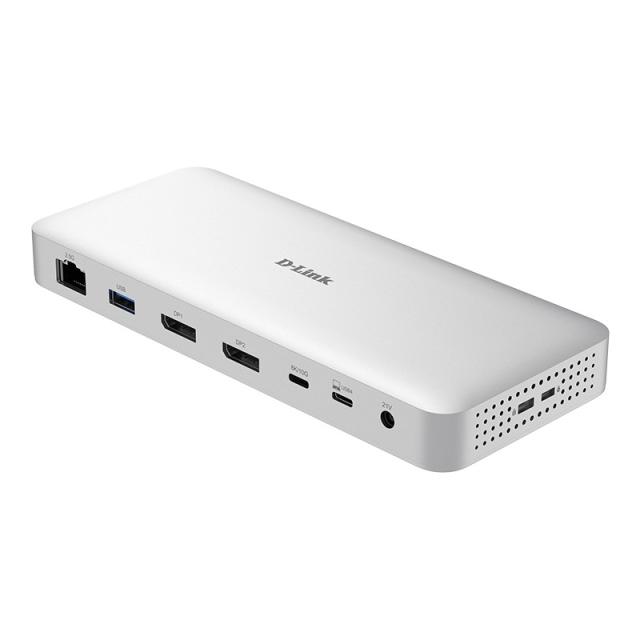 D-Link - DUF-901/E base para portátil y replicador de puertos Alámbrico USB4 Gris