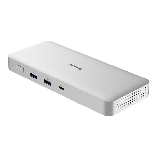 D-Link - DUF-901/E base para portátil y replicador de puertos Alámbrico USB4 Gris
