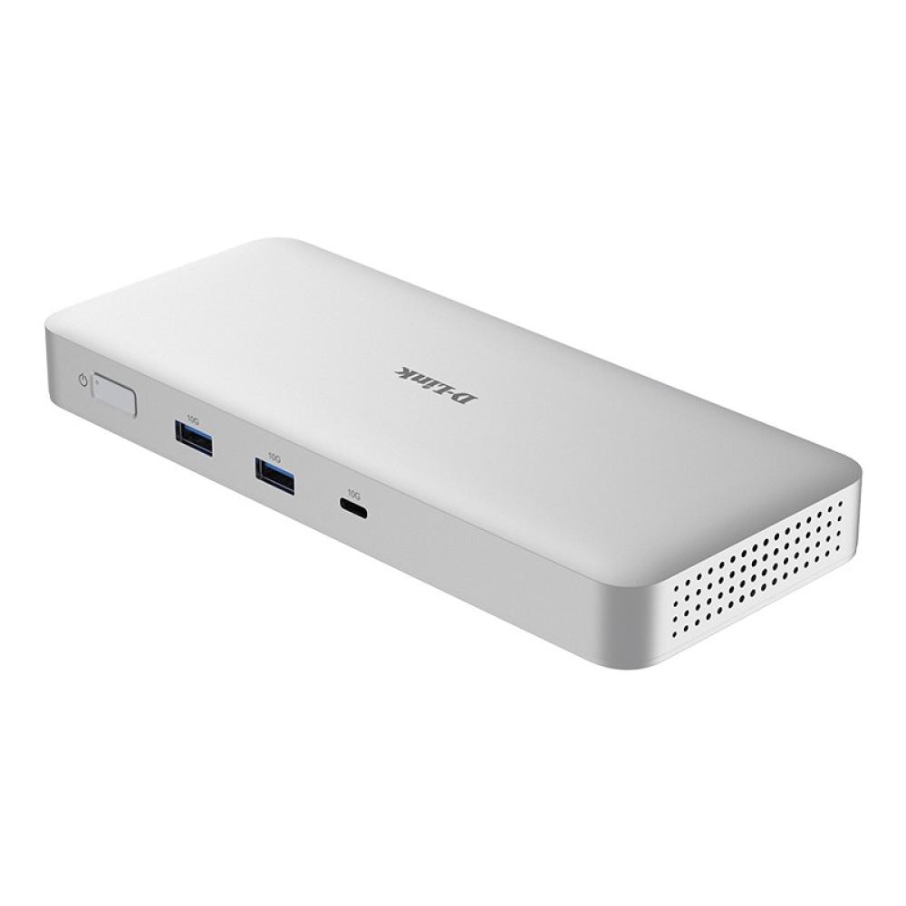 D-Link - DUF-901/E base para portátil y replicador de puertos Alámbrico USB4 Gris
