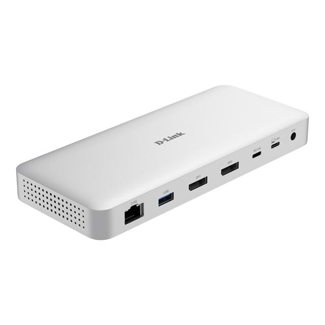 D-Link - DUF-901/E base para portátil y replicador de puertos Alámbrico USB4 Gris