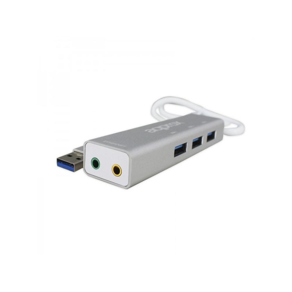 Approx - APPUSB51HUB tarjeta de audio 5.1 canales USB