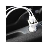 Approx - APPUSBCAR21B cargador de dispositivo móvil Auto Negro, Blanco