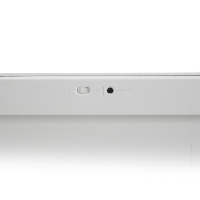 Ewent - EW3161 teclado Oficina Bluetooth QWERTY Español Plata, Blanco