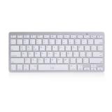 Ewent - EW3161 teclado Oficina Bluetooth QWERTY Español Plata, Blanco
