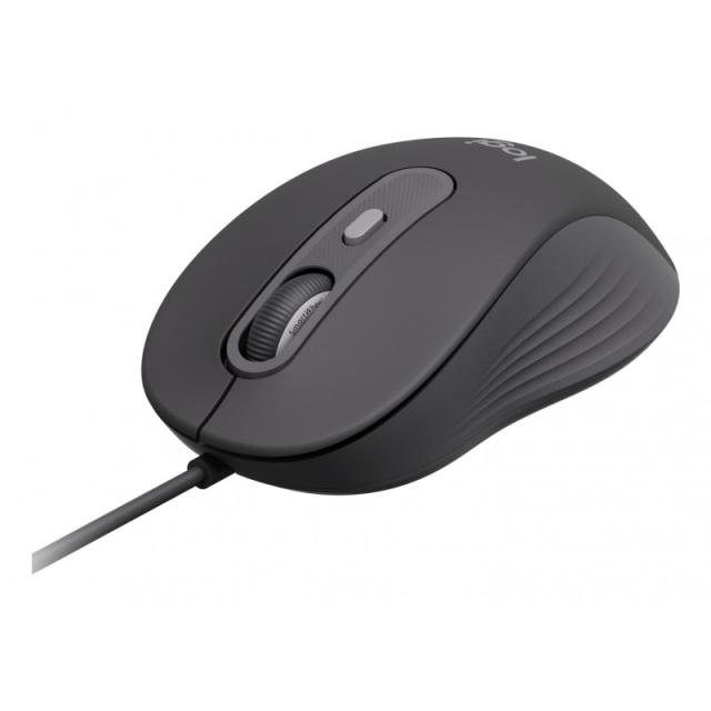 Logitech - Signature Wired M520 for Business ratón Oficina Ambidextro USB Tipo C Óptico 4000 DPI