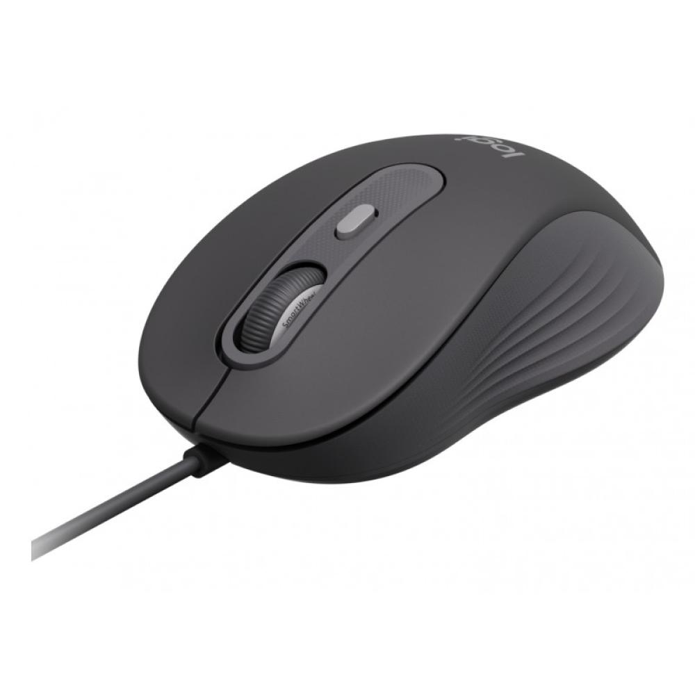 Logitech - Signature Wired M520 for Business ratón Oficina Ambidextro USB Tipo C Óptico 4000 DPI