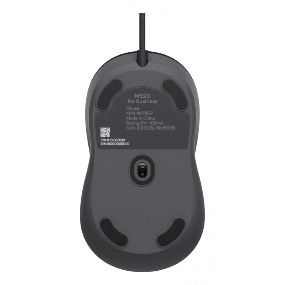 Logitech - Signature Wired M520 for Business ratón Oficina Ambidextro USB Tipo C Óptico 4000 DPI