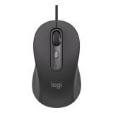 Logitech - Signature Wired M520 for Business ratón Oficina Ambidextro USB Tipo C Óptico 4000 DPI