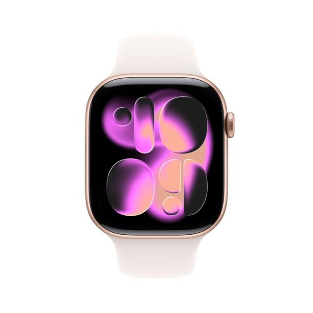 Apple - Watch Series 11 OLED 46 mm Digital 416 x 496 Pixeles Pantalla táctil 5G Oro rosa Wifi GPS (satélite) - MFCJ4QL/A