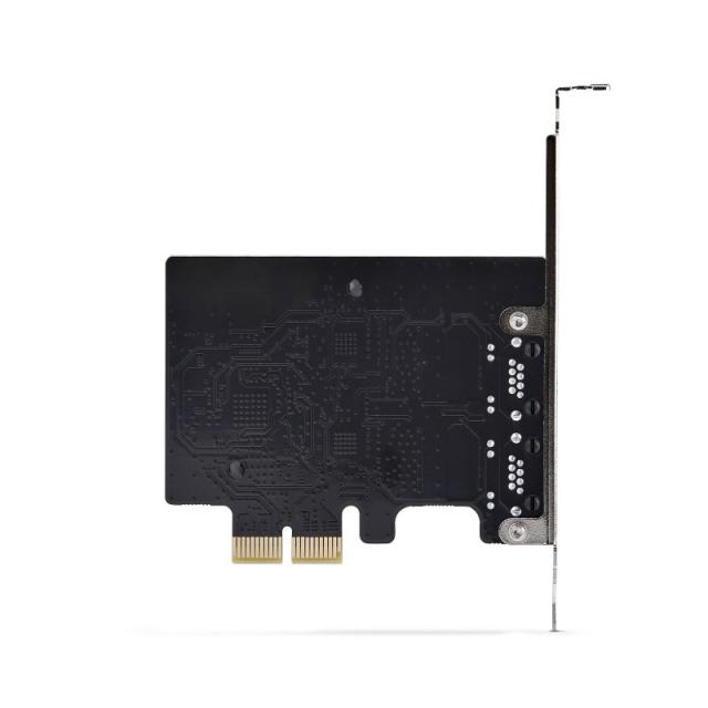 StarTech.com - Tarjeta de Red Ethernet PCI Express de 2 Puertos Gigabit 5G - Tarjeta Adaptador Ethernet PCI-E Chipset RTL8126 -