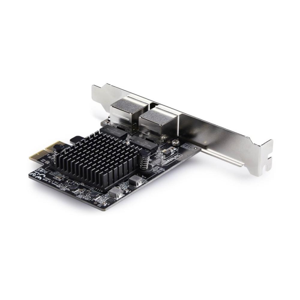 StarTech.com - Tarjeta de Red Ethernet PCI Express de 2 Puertos Gigabit 5G - Tarjeta Adaptador Ethernet PCI-E Chipset RTL8126 -