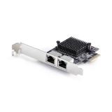 StarTech.com - Tarjeta de Red Ethernet PCI Express de 2 Puertos Gigabit 5G - Tarjeta Adaptador Ethernet PCI-E Chipset RTL8126 -